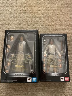 SH Figuarts Luke Skywalker (A New Hope) And Ben Kenobi (A New Hope)