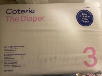Coterie size 3 diapers