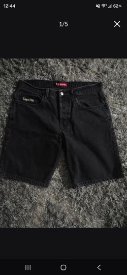 Supreme Black Denim Shorts