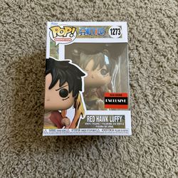 ONE PIECE RED HAWK LUFFY FUNKO POP. AAA ANIME EXCLUSIVE. 