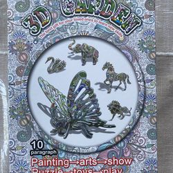 Brand new Item Kazoku 4pc 3d Coloring Puzzle Set