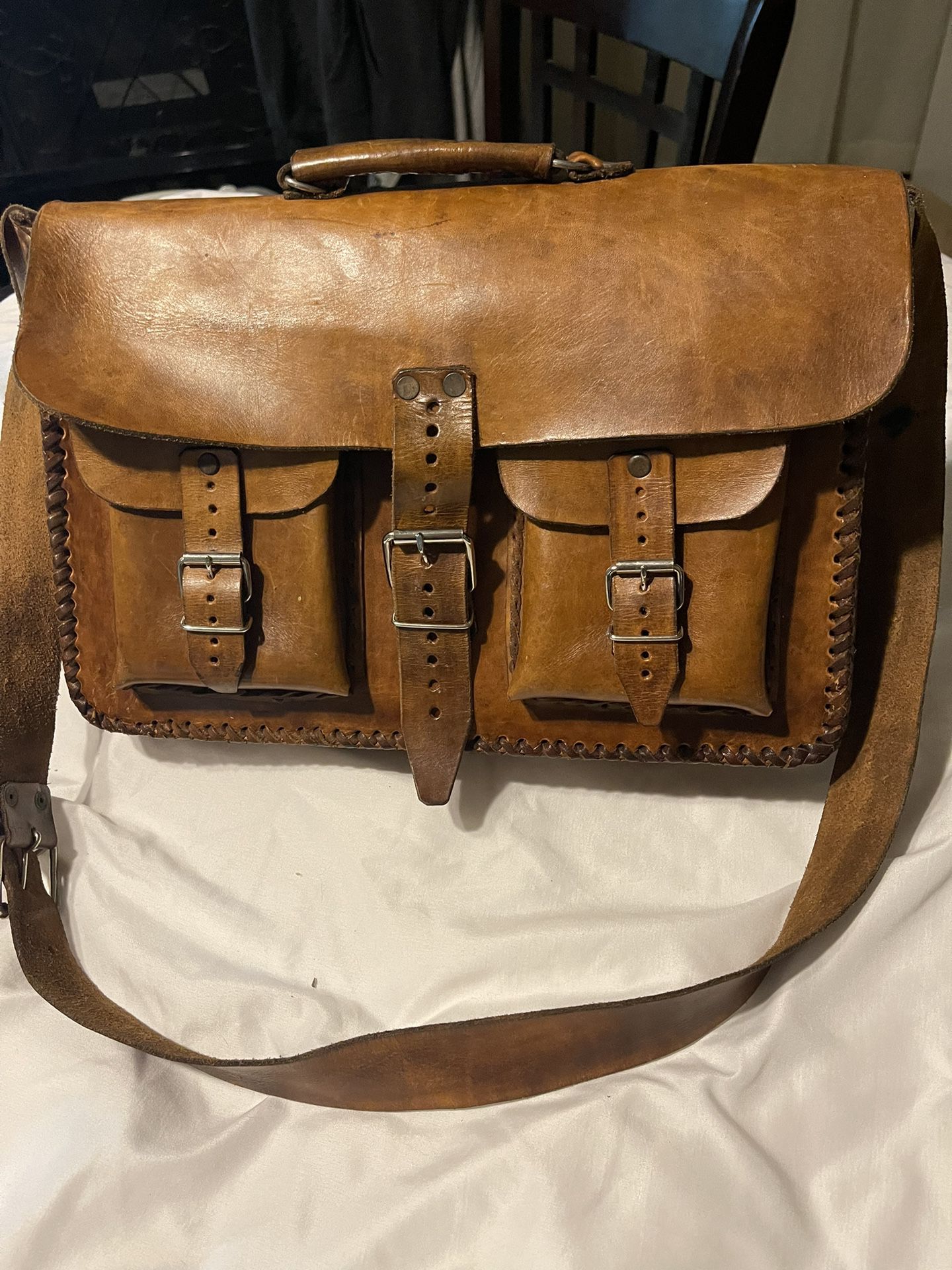 15” Leather Saddlebag