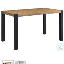 Wood top table