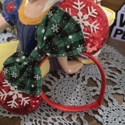 Mickey  Christmas Ears 