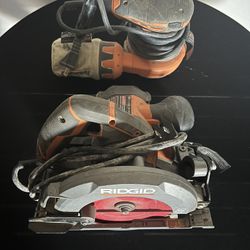 Ridgid Saw And Sander 