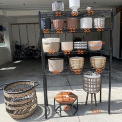 Plant Pots - Mixed Sizes / 4”-8”