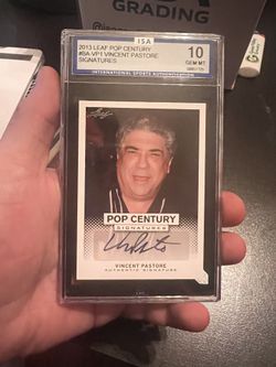 2013 Leaf Pop Century Vincent Pastore Autograph Sopranos Graded 10 Gem Mint