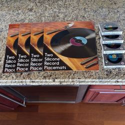 Record Placemats And Coaster Set