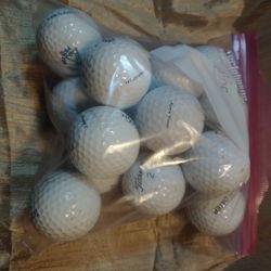 15 ASSORTED RECOVERED GOLF BALLS