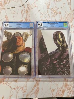 CGC 9.8 Marvel "Timeless" Set - Thor #8 & Fantastic Four Antithesis #2 (Alex Ross Virgin Variants)