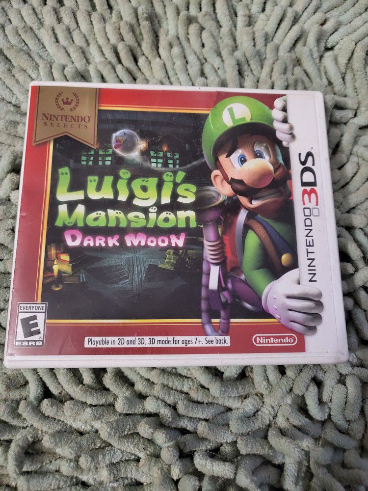 Luigi's Mansion Dark Moon Nintendo 3DS