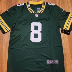 2025 NFL Green Bay Packers Team Green Bay Packers 8# Jacobs Rugby Clothes Man