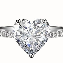 Gorgeous Lab Created Diamond Ring 