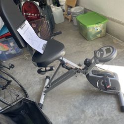 Recumbent Folding Exercise Bike 