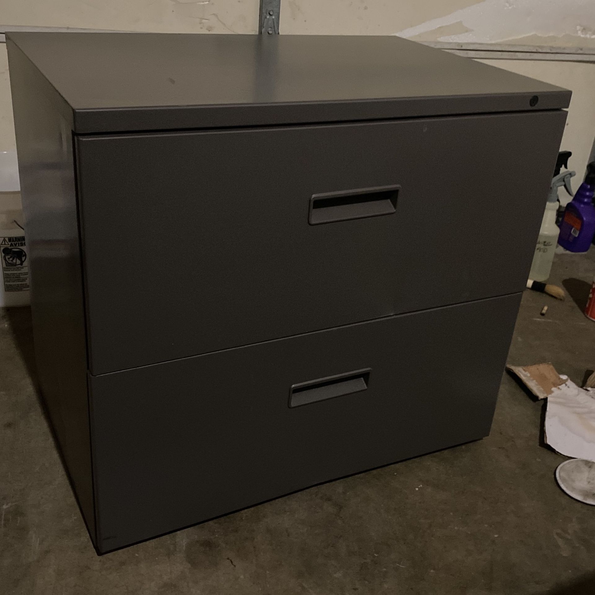 Two Drawer Filings Cabinets (2 Of Them ) -heavy Duty 