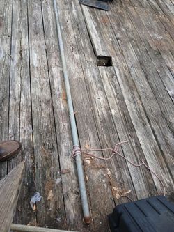 Galvanized gas pipe