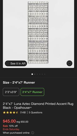 Geometric Target Rug