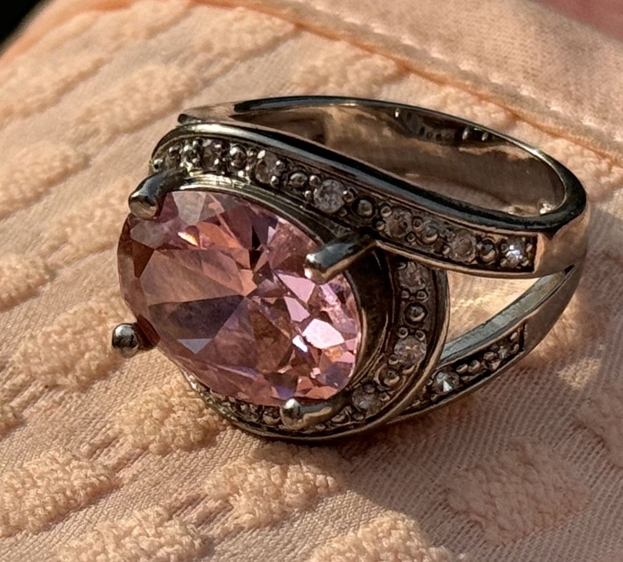 Pink Diamond Ring