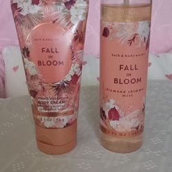 Fall Into Bloom Shimmer Mist And Body Cream Set