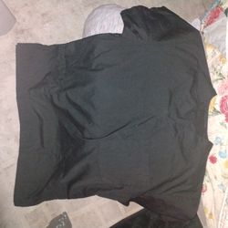 Black scrub shirt