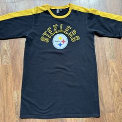 Womens LRG NFL Team Apparel Steelers Sweatshirt Dress Bling Rhinestone