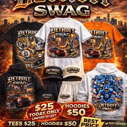 Detroit Swag Hoodies & Tees 🔥 Limited Drop 313 Streetwear
