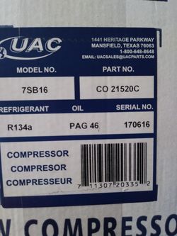 New UAC Compressor