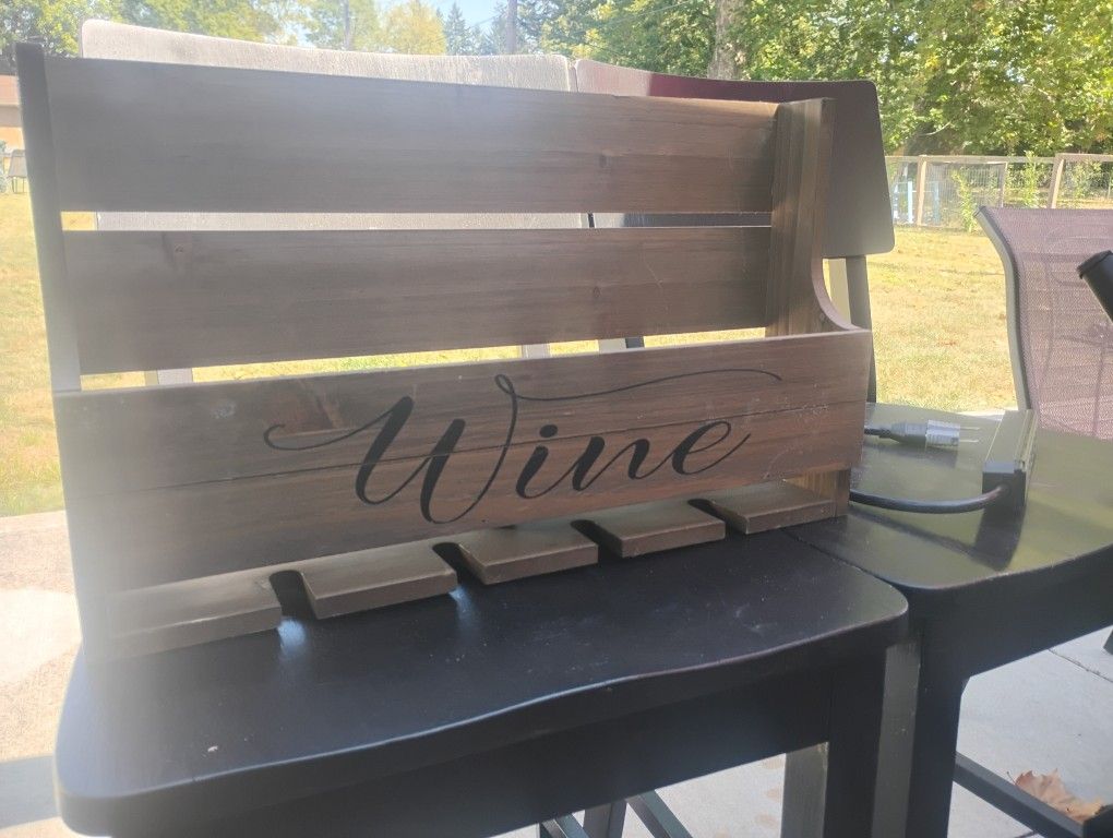 Wooden Wine Storage Rack