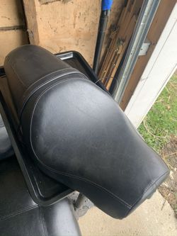 Harley Davidson Sporster 2 up seat.