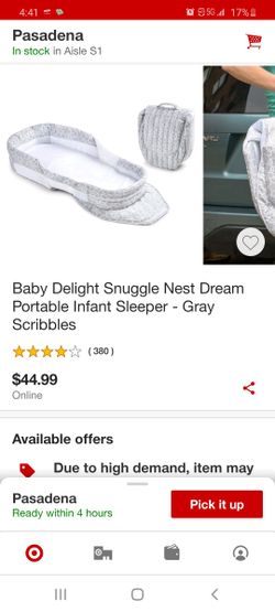 Baby Delight snuggle nest