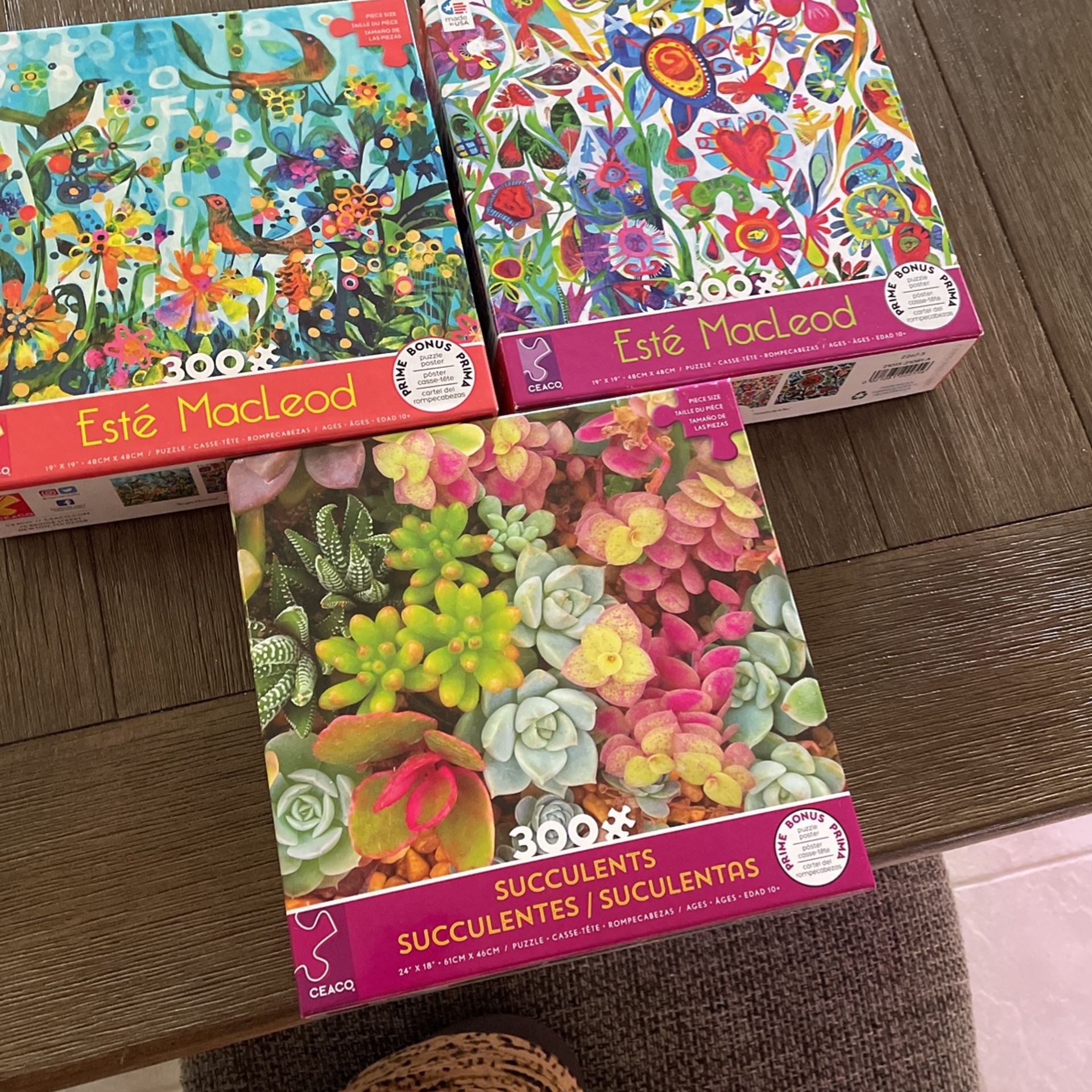 300 Piece Puzzle Lot Of 3