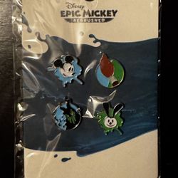 Epic Mickey Rebrushed: Exclusive Pin Set D23 2024