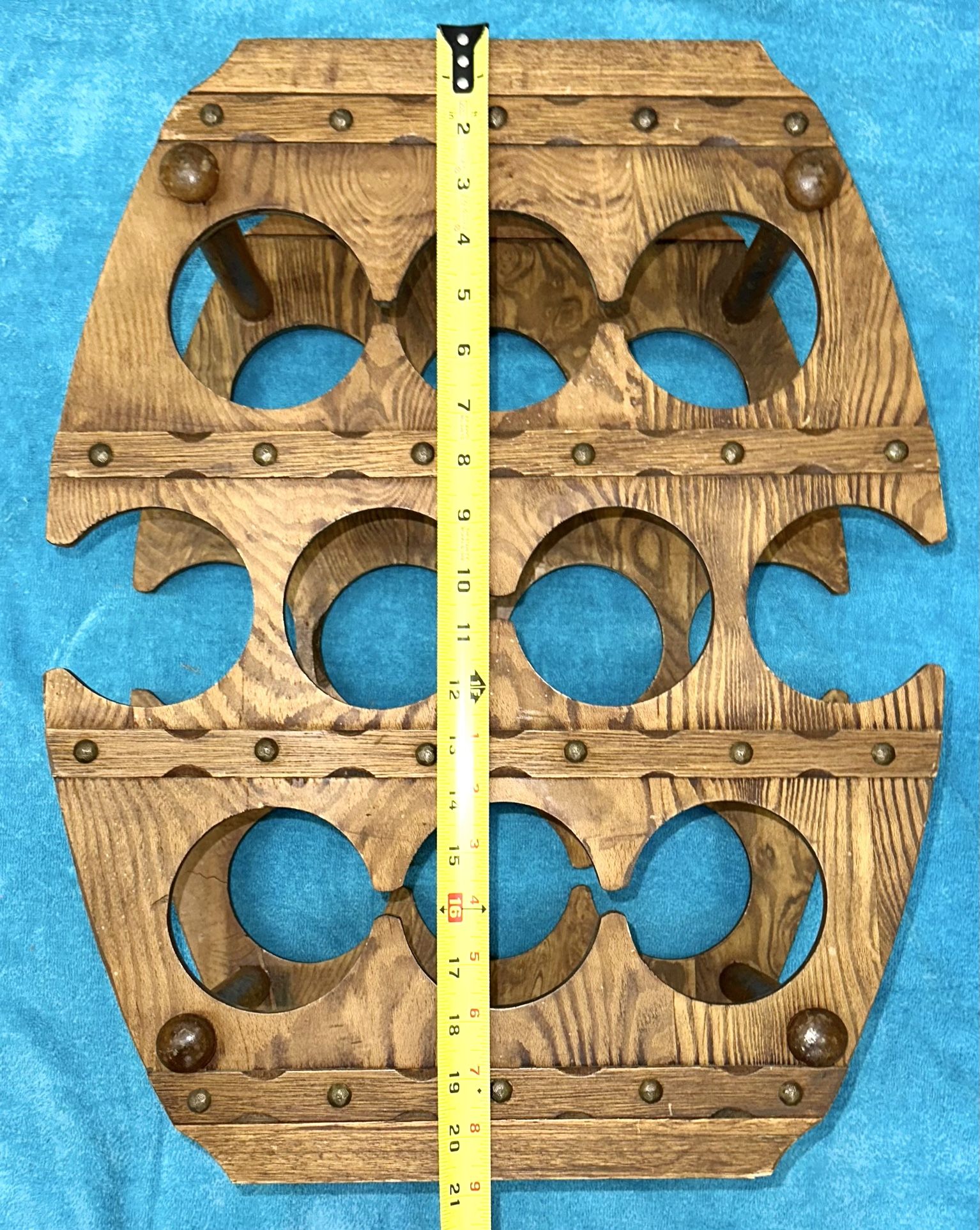 Vintage Barrel Decor Bottle storage