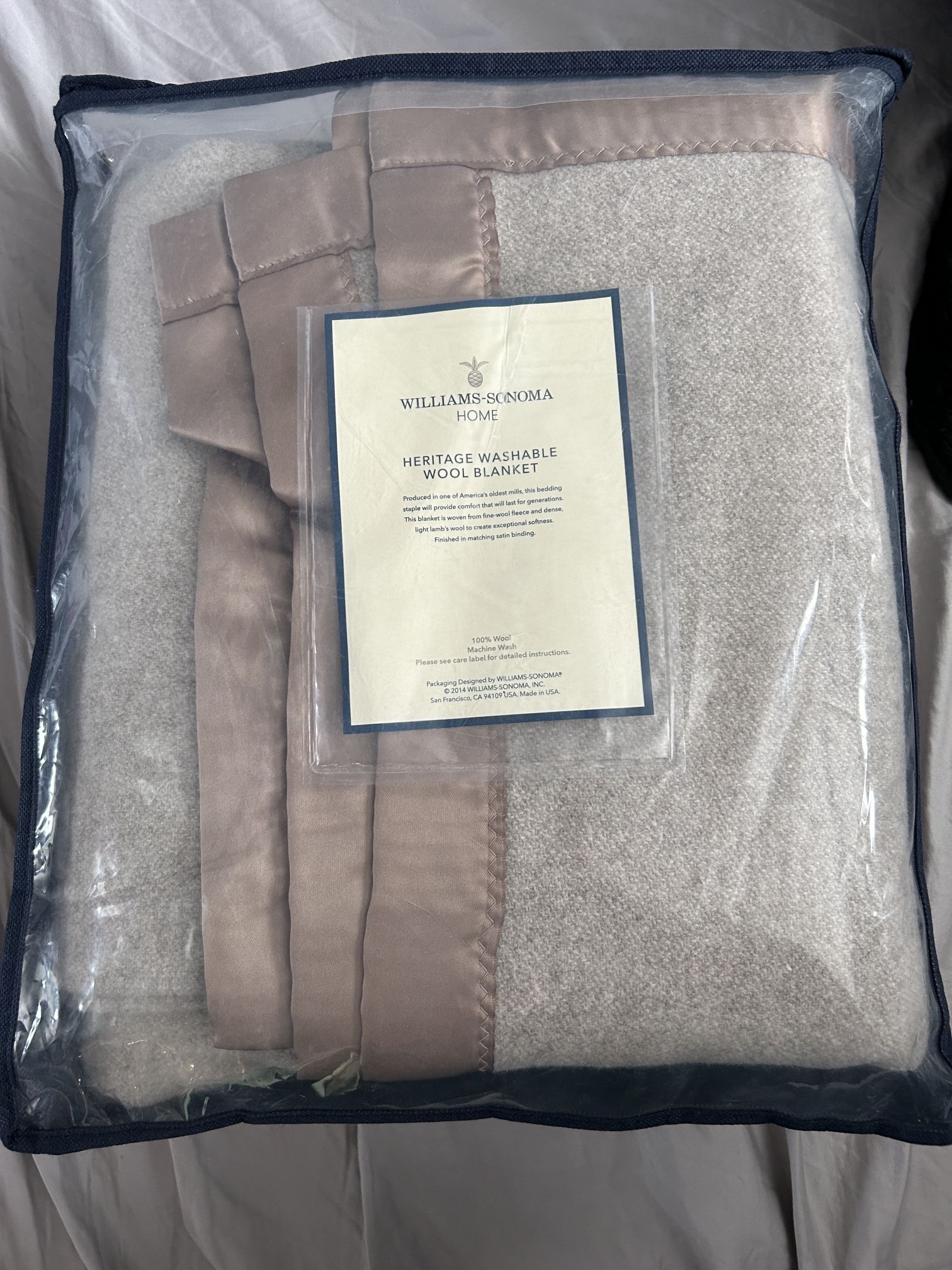 Williams-Sonoma Heritage Washable Wool Blanket