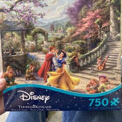 Snow White Puzzle Thomas Kinkade