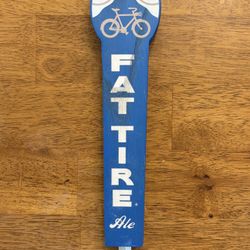 🚲 Fat Tire Ale Tap Handle – New Belgium Brewing – Classic Bike Logo 🍺
