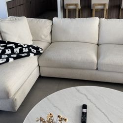 Modern Sectional Sofa + Swivel Chairs (Set)