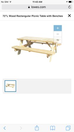 Picnic table