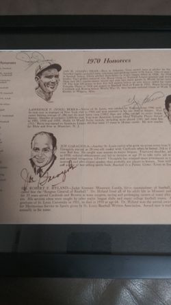 Dizzy Dean, Stan musial, yogi berra. Psa dna autographs 16 autographs total super rare find