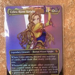 Celes, Rune Knight Alternate Art FOIL NM