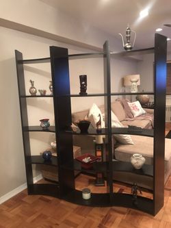 Crate and Barrel Shelving Unit