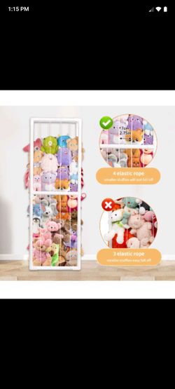 BomSaluka Stuffed Animal Storage Zoo