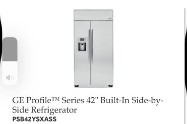 GE Profile™ Series 42" Built-In Side-by-Side Refrigerator