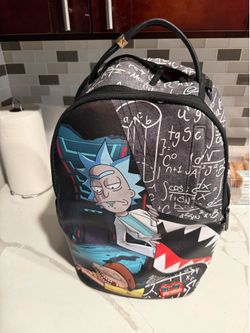 Rick and Morty sprayground back pack