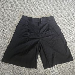 Long black shorts