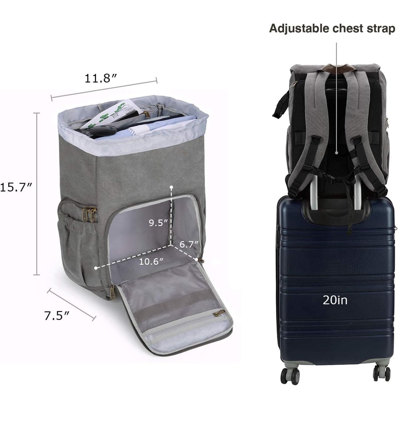50l waterproof hiking camping backpack HTLT | Large Capacity Outdoor Bag Color:Currant Red Please pay attention that Traveler’s Choice 19