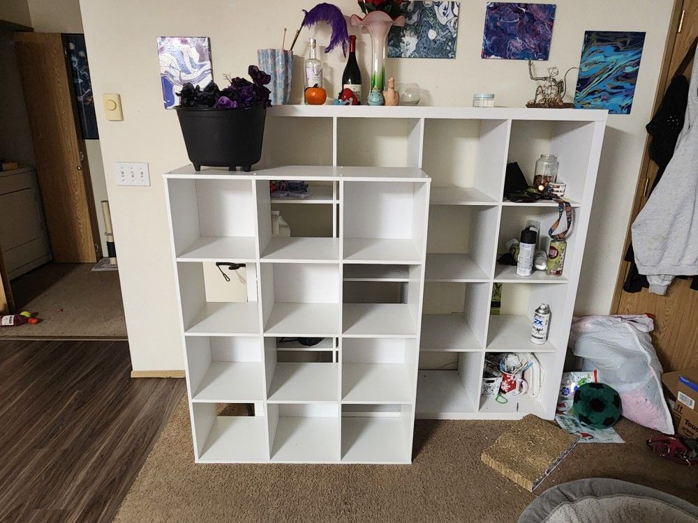 Cube Shelves, White