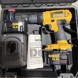 DeWalt DC728 1/2" 14.4V VSR Cordless Drill-Driver Kit w/ Bat/Chgr/Case