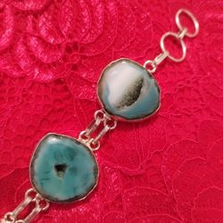 Baby Blue Agate Bracelet 