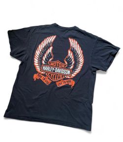 Vintage Harley-Davidson Winged Logo T-Shirt | Made in USA